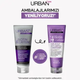Urban Care Expert Biotin & Caffeine Conditioner - Hızlı Uzamaya Yardımcı Saç Kremi 200ml - 4