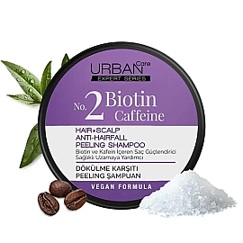 Urban Care Expert Biotin & Caffeine Hair Scalp Sea Salt Shampoo 200ml - 2