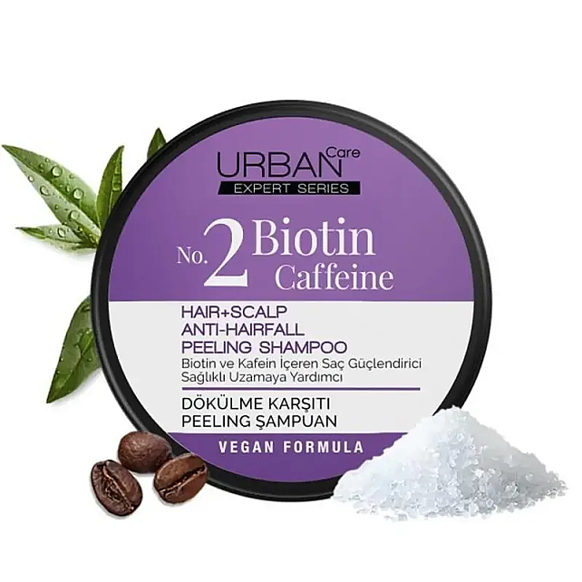 Urban Care Expert Biotin & Caffeine Hair Scalp Sea Salt Shampoo 200ml - 2