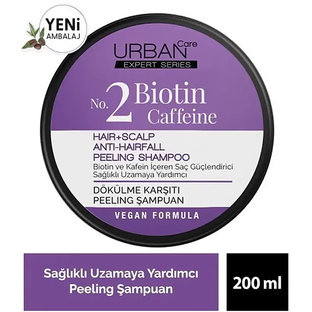 Urban Care Expert Biotin & Caffeine Hair Scalp Sea Salt Shampoo 200ml - 3