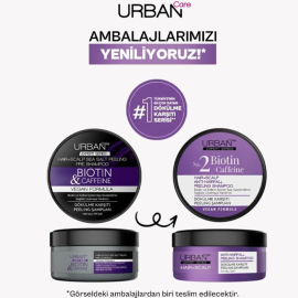 Urban Care Expert Biotin & Caffeine Hair Scalp Sea Salt Shampoo 200ml - 4