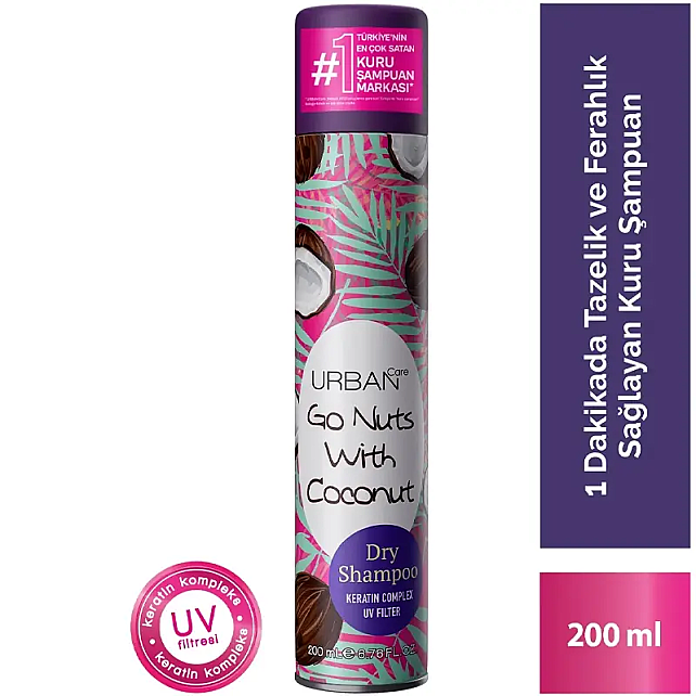 Urban Care Go Nuts With Coconut Dry Shampoo 200ml - 3