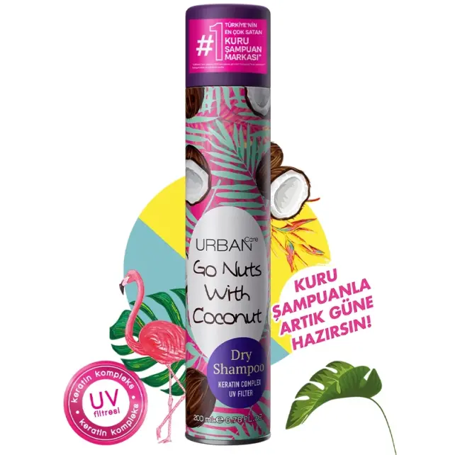 Urban Care Go Nuts With Coconut Dry Shampoo 200ml - 2