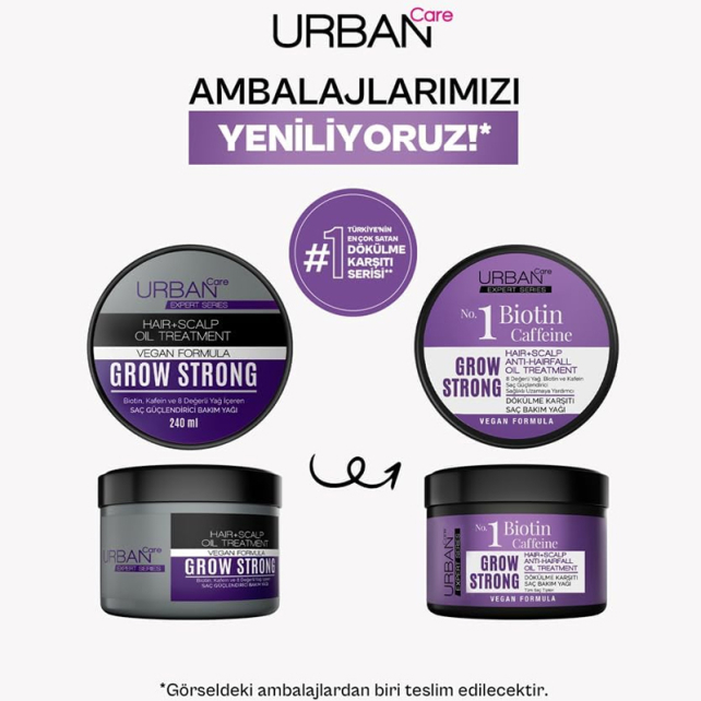Urban Care Grow Strong Scalp Oil Treatment - Saç Güçlendirici Bakım Yağı 240ml - 4