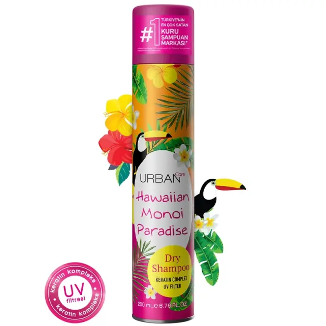 Urban Care Hawaiian Monoi Paradise Dry Shampoo - Kuru Şampuan 200ml - 2