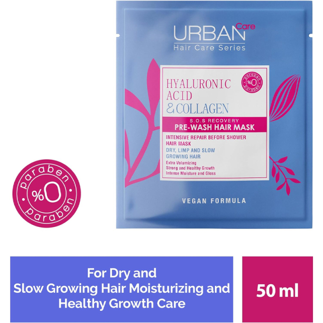 Urban Care Hyaluronic Acid & Collagen - Saç Bakım Maskesi 50ml - 3