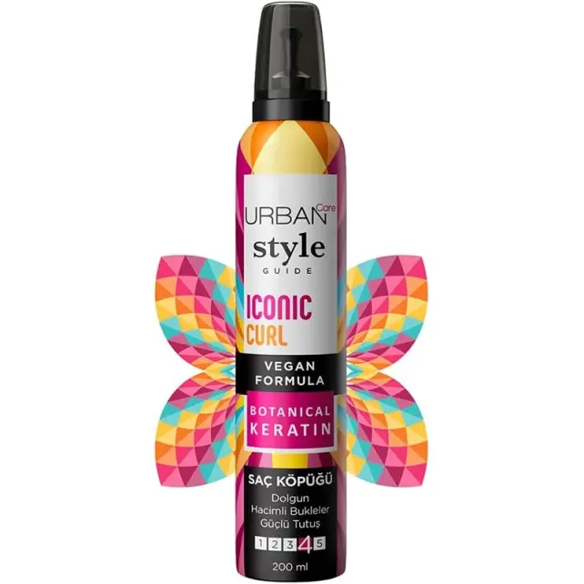 Urban Care Iconic Curl Mousse - Bukle Belirginleştirici Saç Köpüğü 200ml - 2