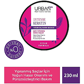 Urban Care Intense & Keratin 2 Minute Butter Cream - Saç Bakım Kürü 230ml - 3