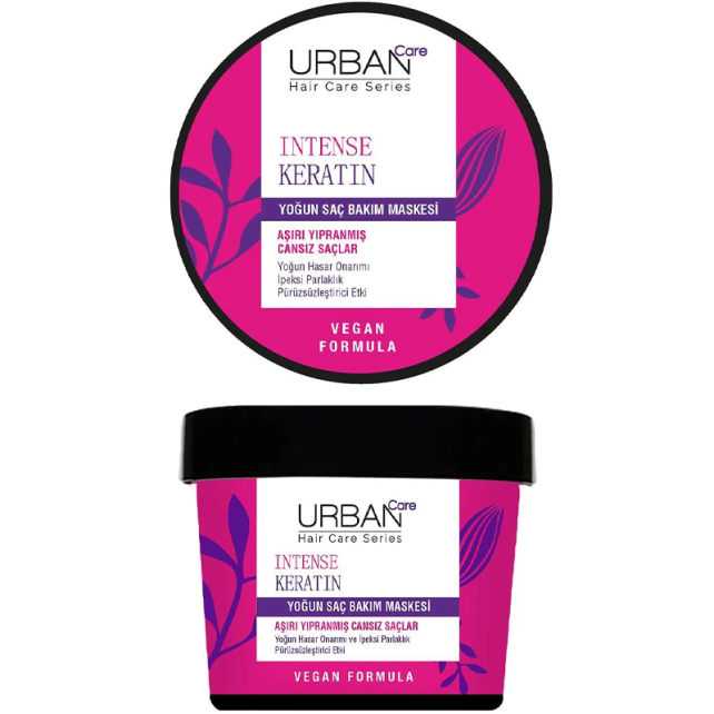 Urban Care Intense & Keratin 2 Minute Butter Cream - Saç Bakım Kürü 230ml - 1