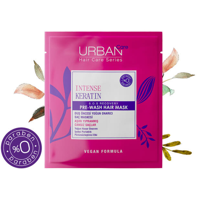 Urban Care Intense & Keratin Pre Wash Hair Mask - Saç Bakım Maskesi 50ml - 2