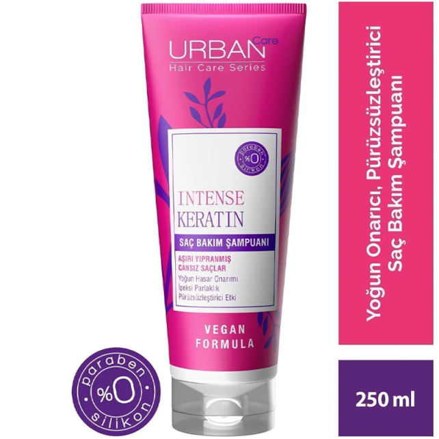 Urban Care Intense & Keratin Shampoo 250ml - 3