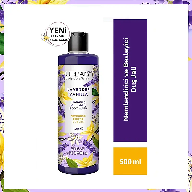 Urban Care Lavander Vanilla Body Wash - Duş Jeli 500ml - 3