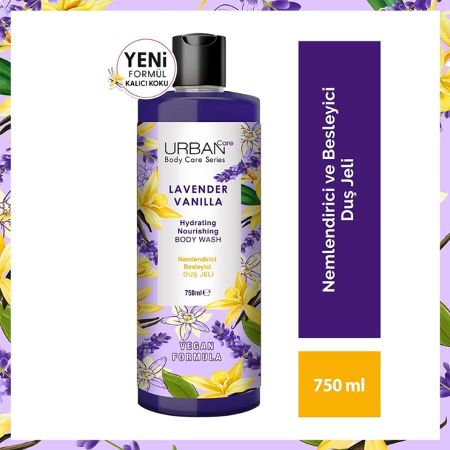Urban Care Lavander Vanilla Body Wash - Duş Jeli 750ml - 3