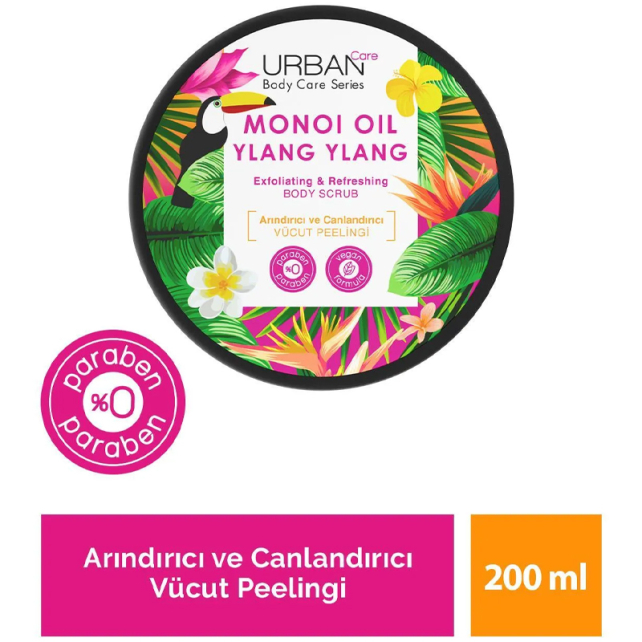 Urban Care Monoi Oil Ylang Ylang Body Scrub - Vücut Peelingi 200ml - 3
