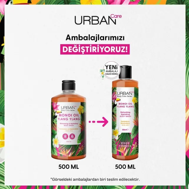 Urban Care Monoi Oil Ylang Ylang Body Wash - Duş Jeli 500ml - 3