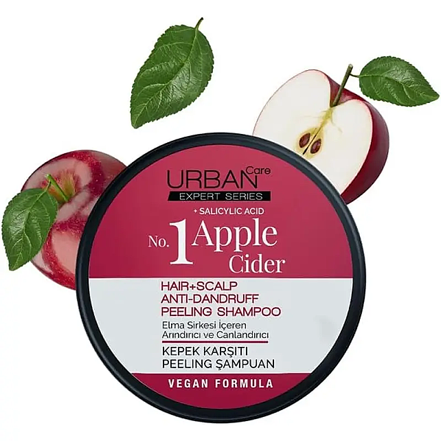 Urban Care No.1 Apple Cider Anti Dandruff Peeling Shampoo - Kepek Karşıtı Peeling Şampuan 200g - 2