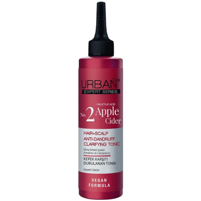 Urban Care No 2 Apple Cider Anti Dandruff Clarifying Tonic - Kepek Karşıtı Durulanan Tonik 200ml - 1