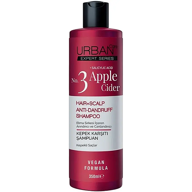 Urban Care No.3 Apple Cider Anti Dandruff Shampoo - Kepek Karşıtı Şampuan 350ml - 1