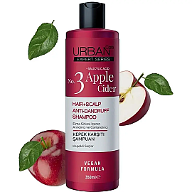 Urban Care No.3 Apple Cider Anti Dandruff Shampoo - Kepek Karşıtı Şampuan 350ml - 2