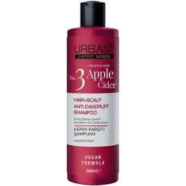 Urban Care No 3 Apple Cider Anti Dandruff Shampoo - Kepek Karşıtı Şampuan 350ml - 1