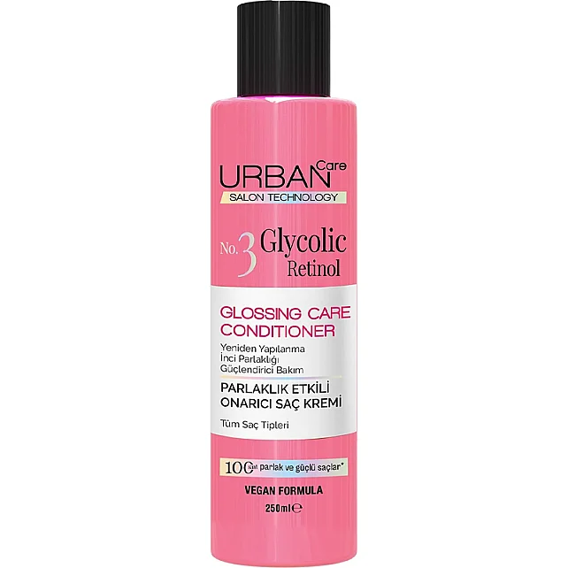 Urban Care No. 3 Glycolic Retinol - Parlaklık Etkili Onarıcı Saç Kremi 250ml - 1