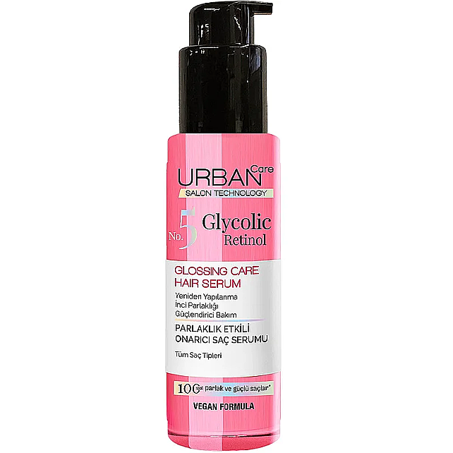 Urban Care No.5 Glycolic Retinol - Parlaklık Etkili Onarıcı Saç Bakım Serumu 100ml - 1