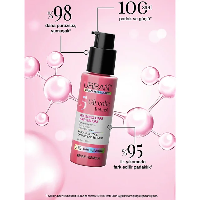Urban Care No. 5 Glycolic Retinol - Parlaklık Etkili Onarıcı Saç Bakım Serumu 100ml - 2