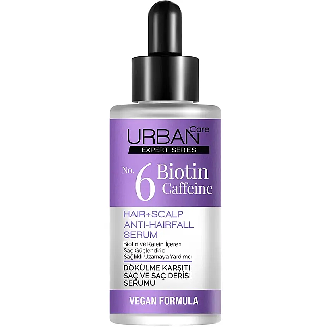 Urban Care No.6 Biotin Caffeine - Saç Dökülmesine Karşı Bakım Serumu 50ml - 1