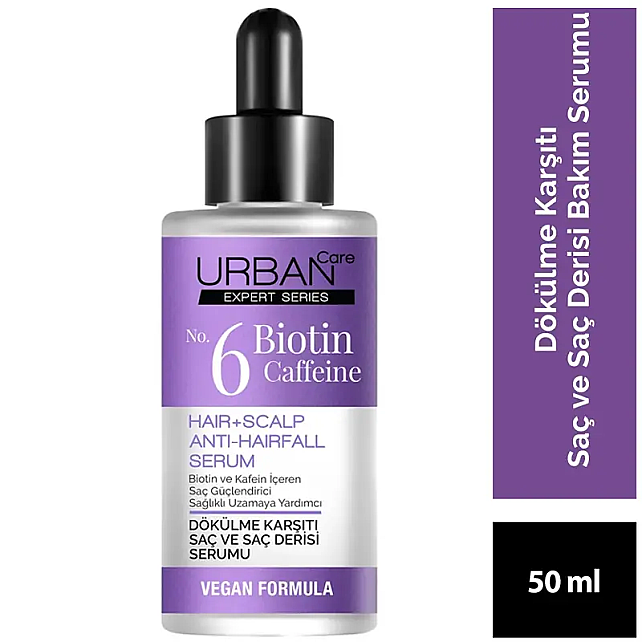 Urban Care No.6 Biotin Caffeine - Saç Dökülmesine Karşı Bakım Serumu 50ml - 4