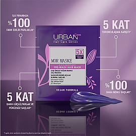 Urban Care Pre Wash Hair Mask - Turunculaşma Karşıtı Duş Öncesi Mor Saç Bakım Maskesi 50ml - 2