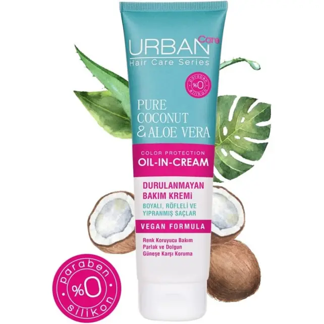 Urban Care Pure Coconut & Aloe Vera Durulanmayan Saç Kremi 150ml - 2