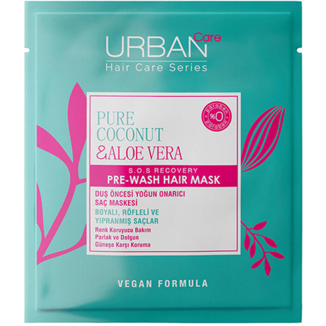 Urban Care Pure Coconut & Aloe Vera Pre Wash Hair Mask - Saç Bakım Maskesi 50ml - 1