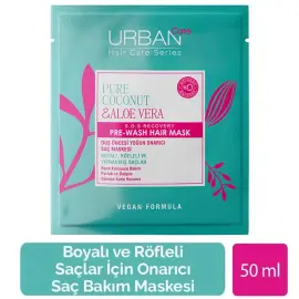 Urban Care Pure Coconut & Aloe Vera Pre Wash Hair Mask - Saç Bakım Maskesi 50ml - 2