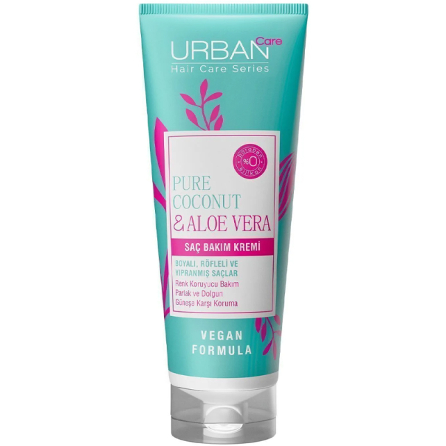 Urban Care Pure Coconut & Aloe Vera Renk Koruyucu Saç Kremi 250ml - 1