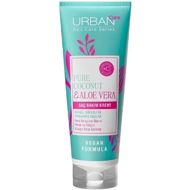 Urban Care Pure Coconut & Aloe Vera Renk Koruyucu Saç Kremi 250ml - 1