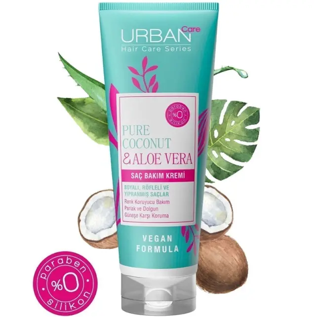 Urban Care Pure Coconut & Aloe Vera Renk Koruyucu Saç Kremi 250ml - 2