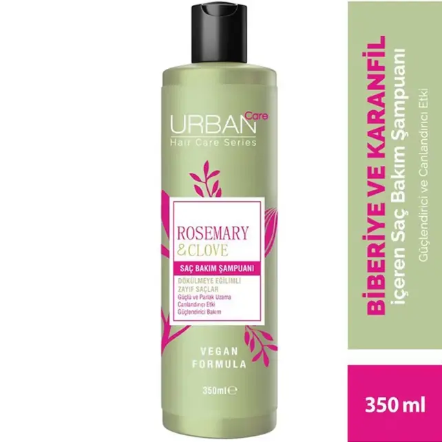 Urban Care Rosemary Clove - Biberiye ve Karanfil Saç Bakım Şampuanı 350l - 3