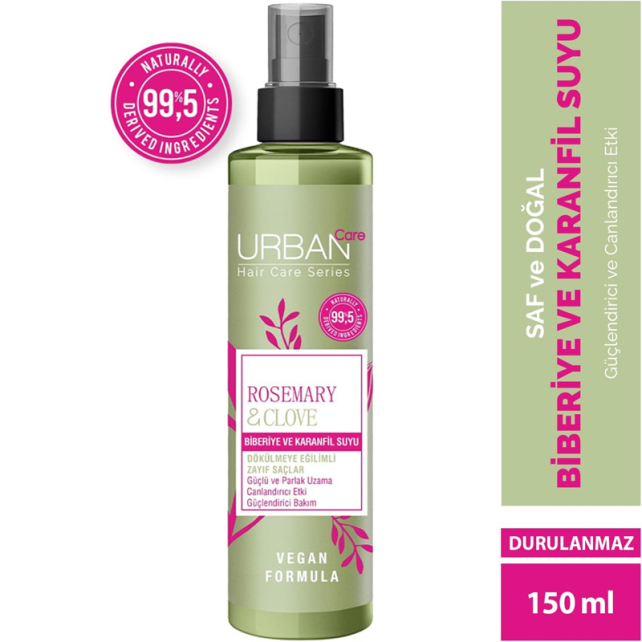 Urban Care Rosemary Clove - Biberiye ve Karanfil Saç Bakım Suyu 150ml - 3