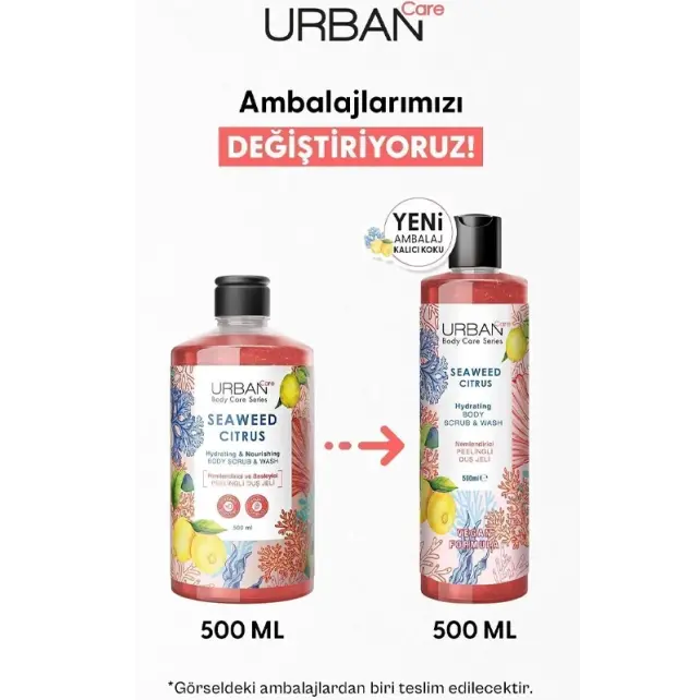 Urban Care Seaweed Citrus - Peelingli Duş Jeli 500ml - 4