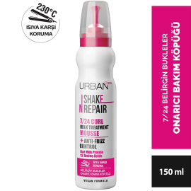 Urban Care Shake N Repair - Bukle Belirginleştirici Onarıcı Etkili Saç Köpüğü 150ml - 5