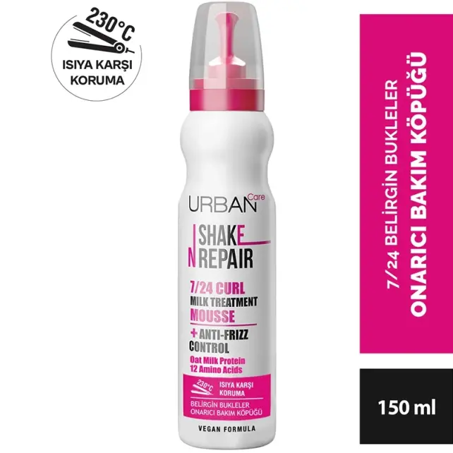 Urban Care Shake N Repair - Bukle Belirginleştirici Onarıcı Etkili Saç Köpüğü 150ml - 5