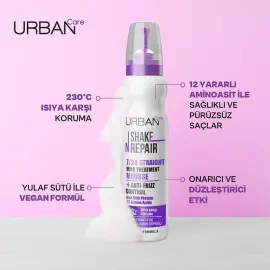 Urban Care Shake N Repair - Düzleştirici ve Onarıcı Etkili Saç Köpüğü 150ml - 3