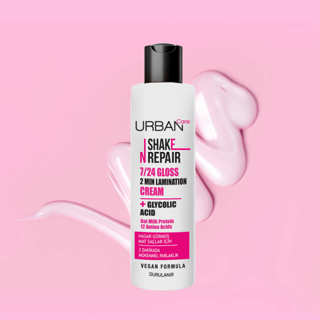Urban Care Shake N Repair Gloss Laminasyon Cream - Parlaklık Etkili Saç Bakım Kremi 200ml - 2