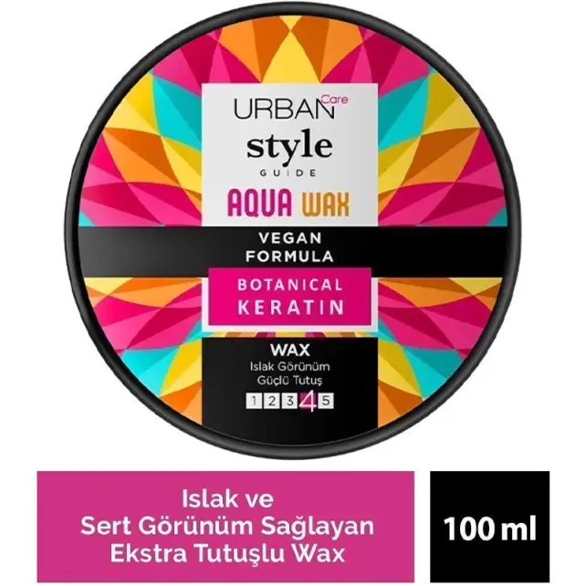 Urban Care Style Aqua Wax - Islak Saç Şekillendirici No: 4 100ml - 3