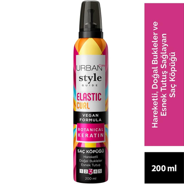 Urban Care Style Elastic Curl - Şekillendirici Saç Köpüğü 200ml - 3
