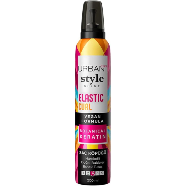 Urban Care Style Elastic Curl - Şekillendirici Saç Köpüğü 200ml - 1