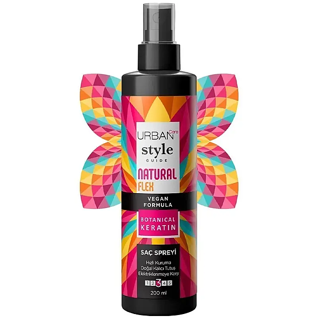 Urban Care Style Natural Flex - Gazsız Saç Spreyi No: 03 200ml - 2