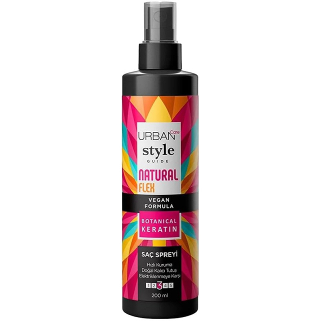Urban Care Style Natural Flex - Gazsız Saç Spreyi No: 03 200ml - 1