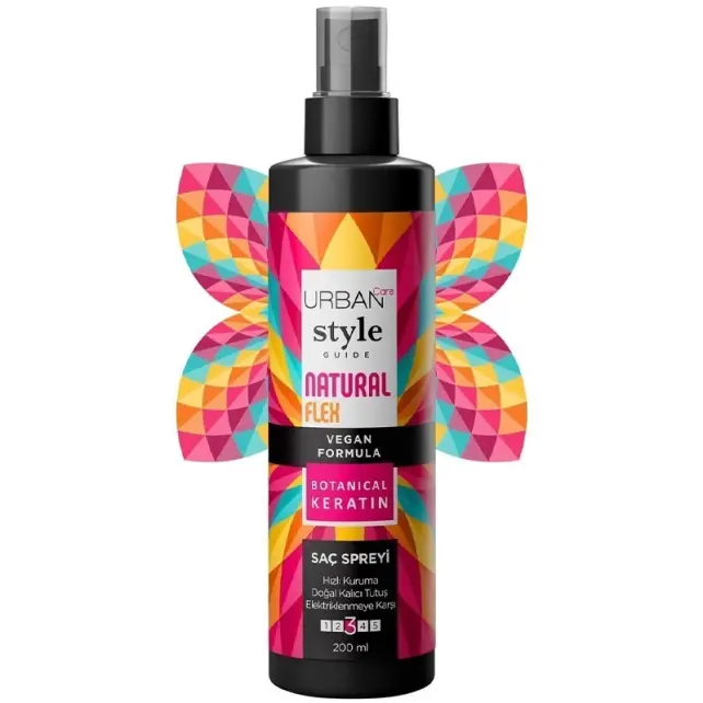 Urban Care Style Natural Flex - Gazsız Saç Spreyi No: 03 200ml - 2