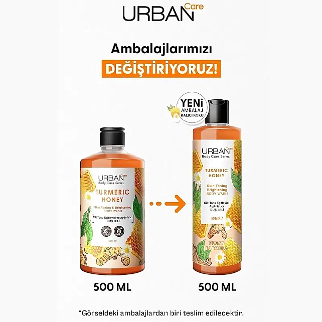 Urban Care Turmeric Honey Body Wash - Duş Jeli 500ml - 4